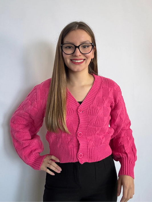 Cardigan Cropped con Botones – Estilo, abrigo y actitud