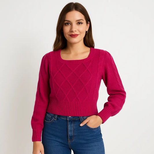 Sweater Cuello Cuadrado - Versatilidad, feminidad y poder personal